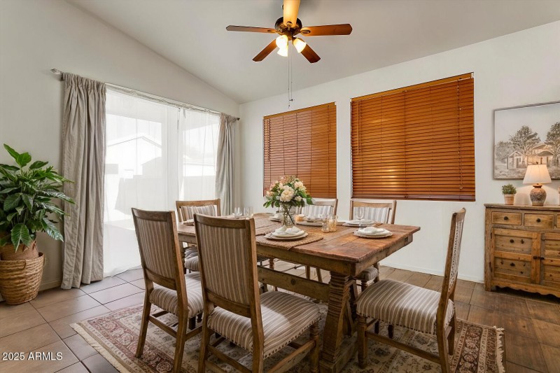 Staged Dining Room