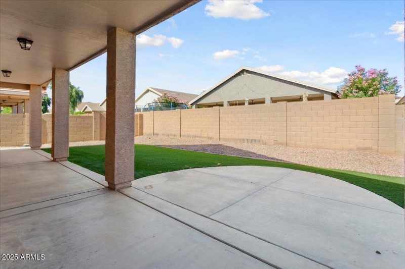 Back Patio & Yard