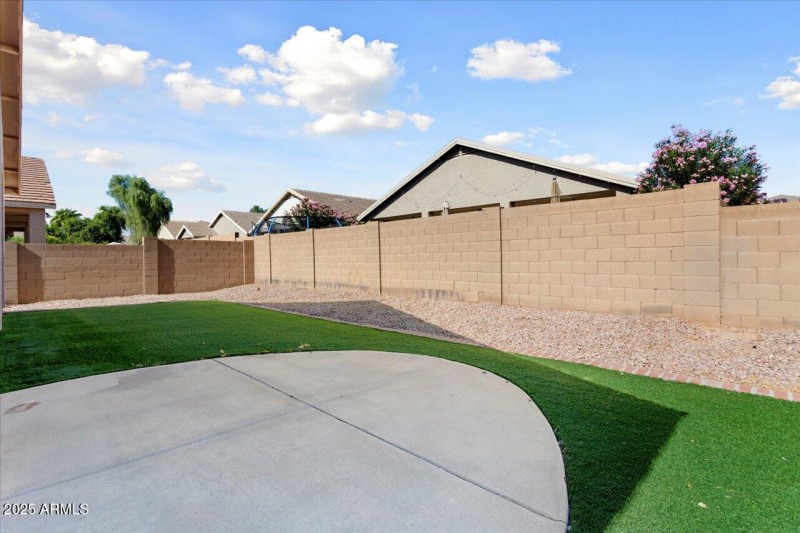 Back Patio & Yard