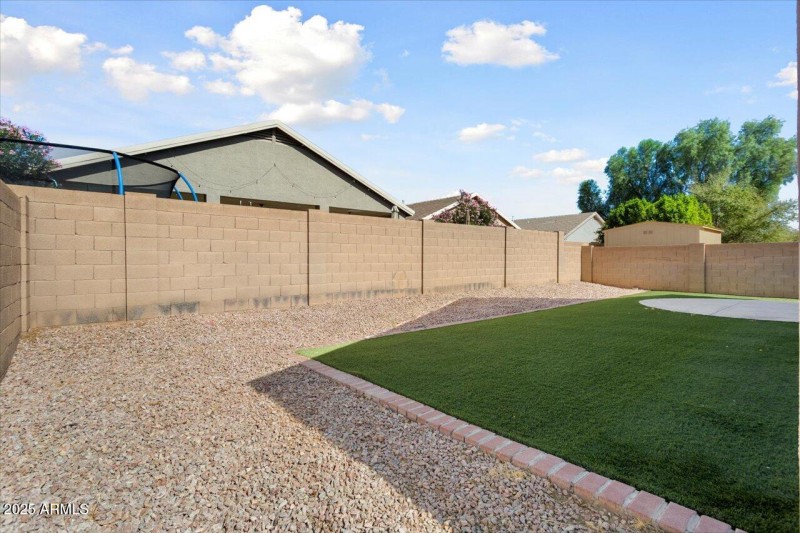 Back Patio & Yard