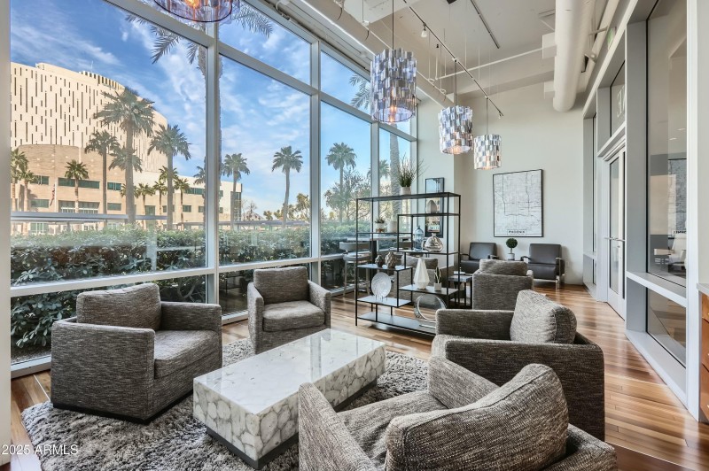Sleek Lobby Social Room