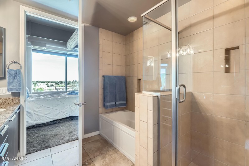 Tiled Bath & Shower