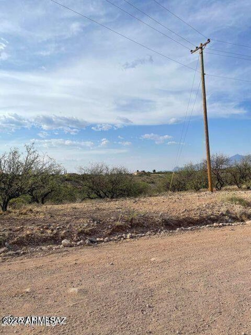 Electric pole at property