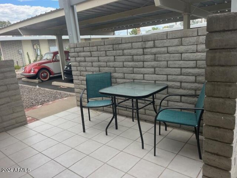 Back patio
