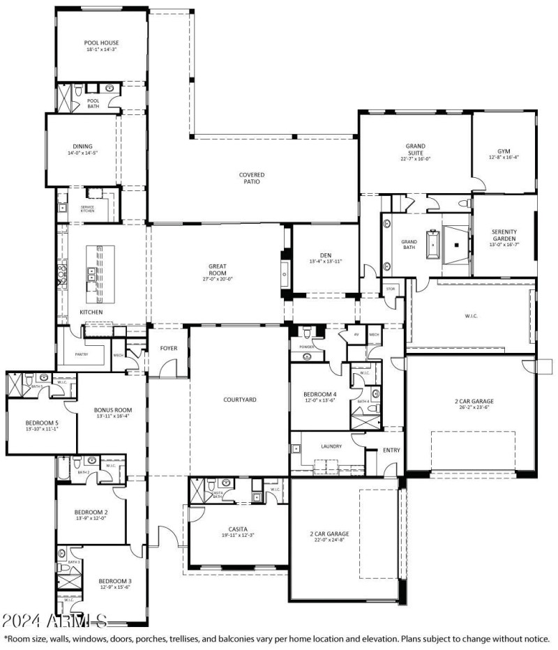 Floorplan - 6521 E Paradise Dr