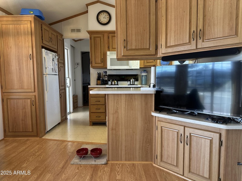 Great room entertainment area