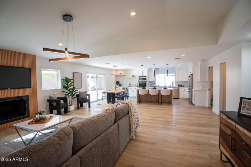 Living Room & Kitchen