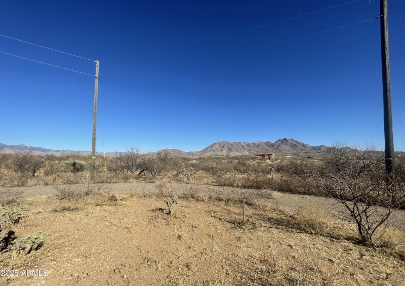 Electric poles at property