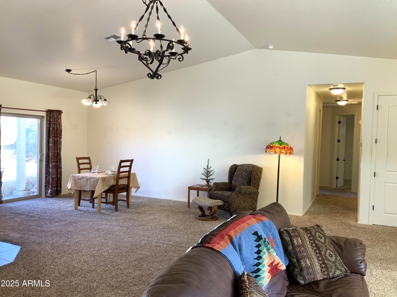 view down hallway