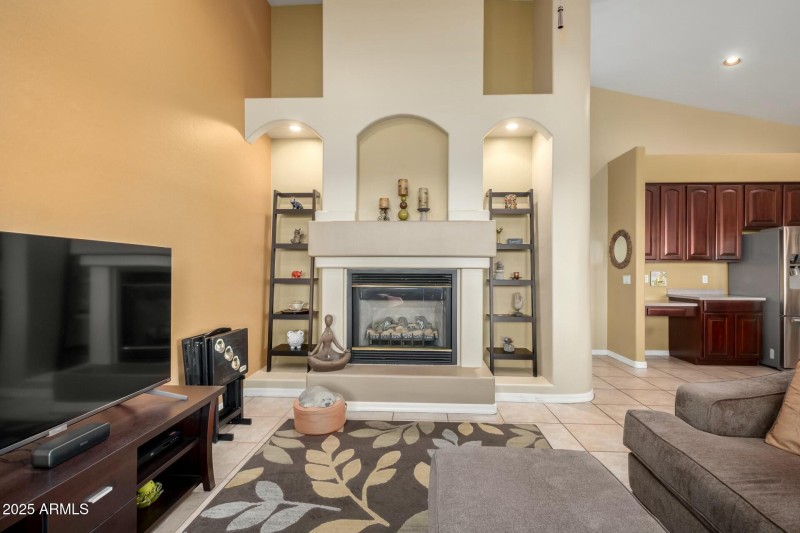 Gas Fireplace In Living