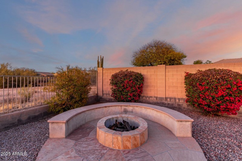 Sunset at Firepit