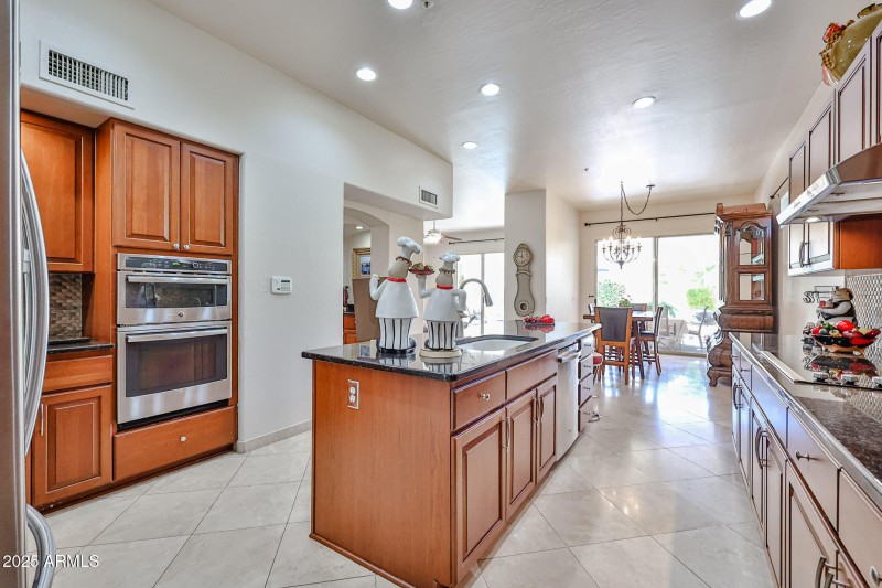 Kitchen Open to Breakfast Room & Den