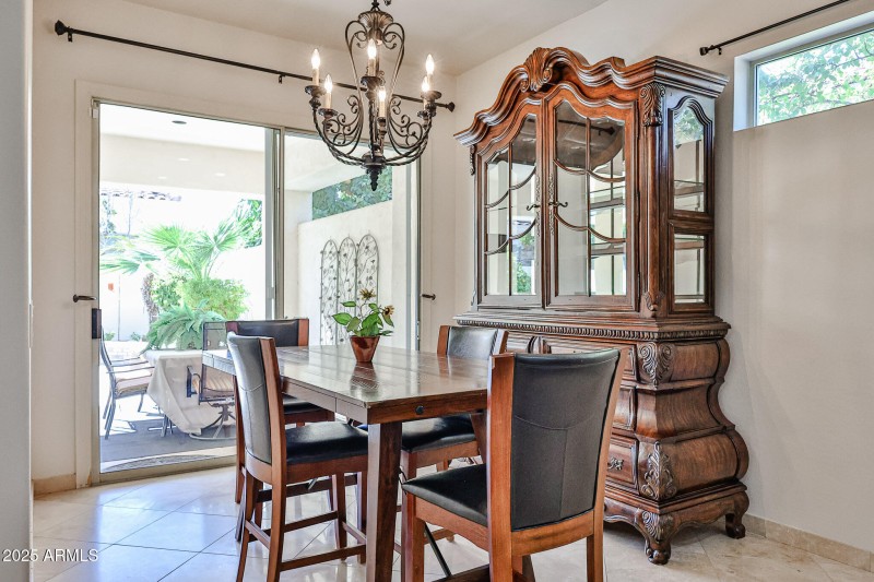 Breakfast Room Opens to Patio