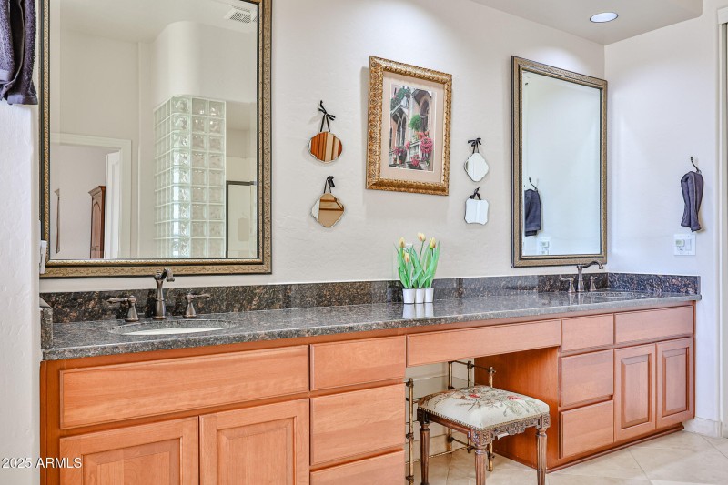 Double Sinks in Primary Bathroom