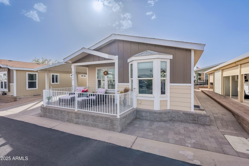 Extended Front patio