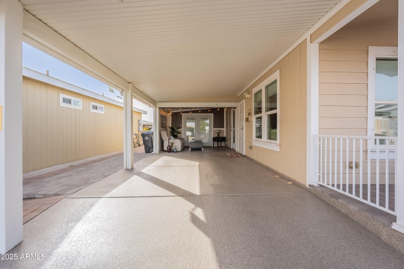 Epoxied Carport