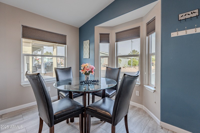 Bay Window in Dining Nook