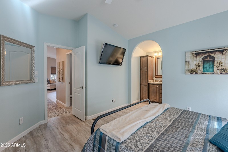 Primary Suite with TV