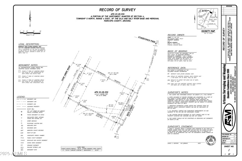 58th Street Land Survey