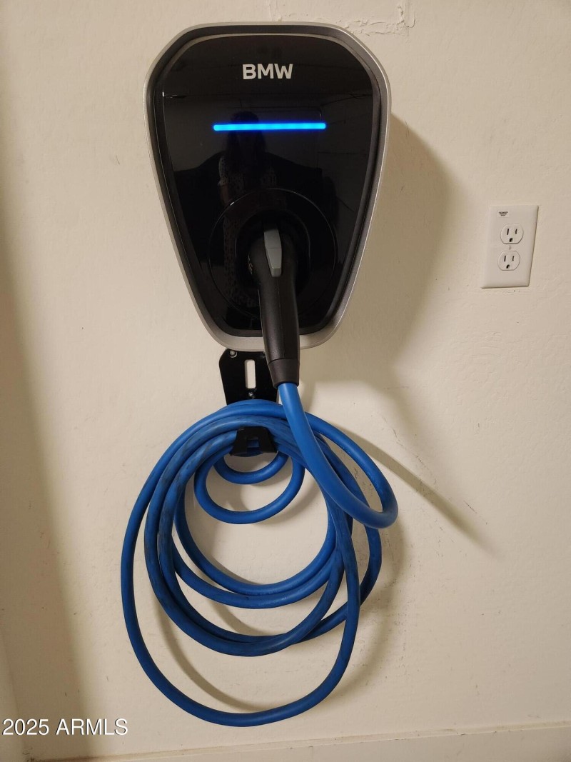 EV Charger in Garage