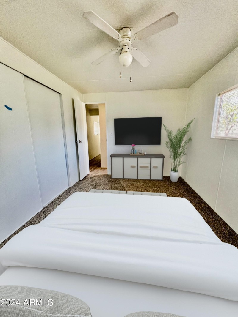 staged bedroom small