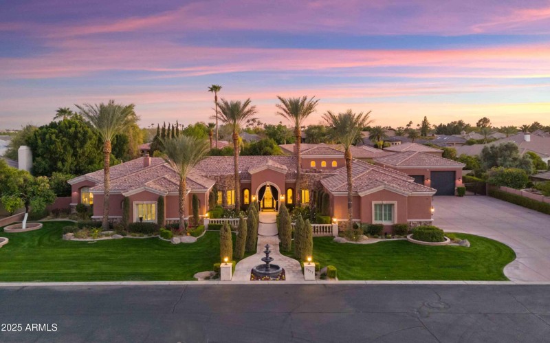 Front Elevation Twilight