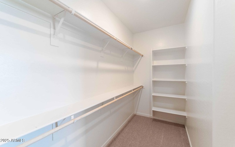 Primary walk in closet