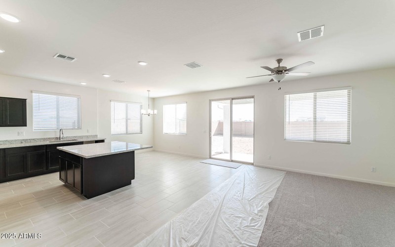 Kitchen and great room 2