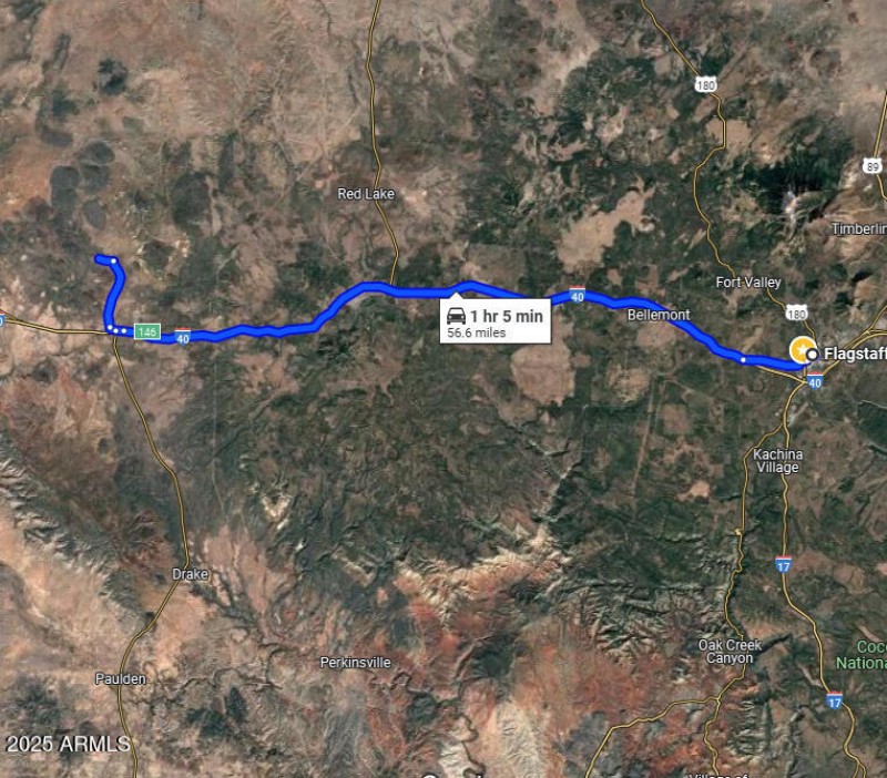 Directions - 1hr drive from Flagstaff