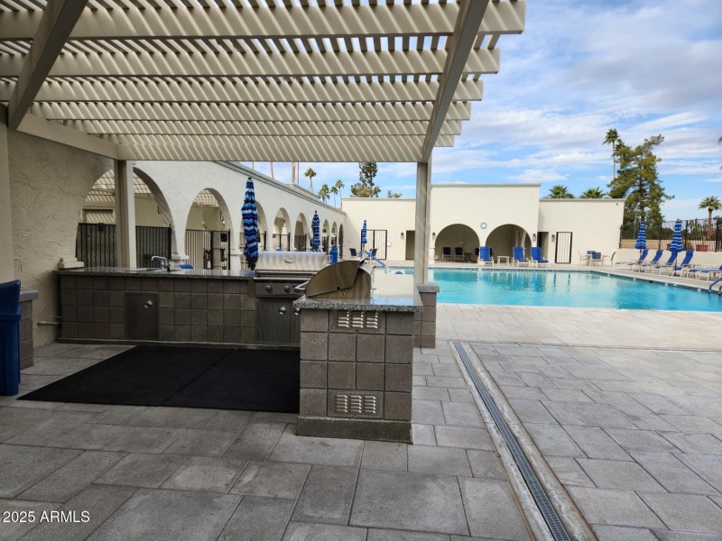 BBQ Area at Pool One