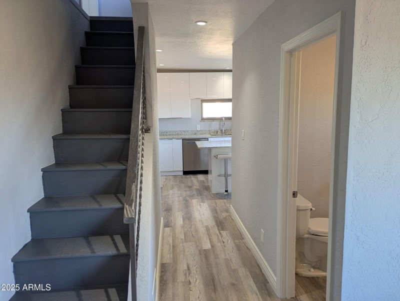 Hallway and stairway