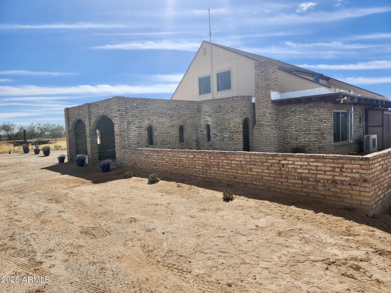East Side of house