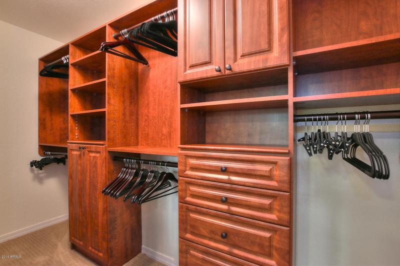 Primary walk-in closet