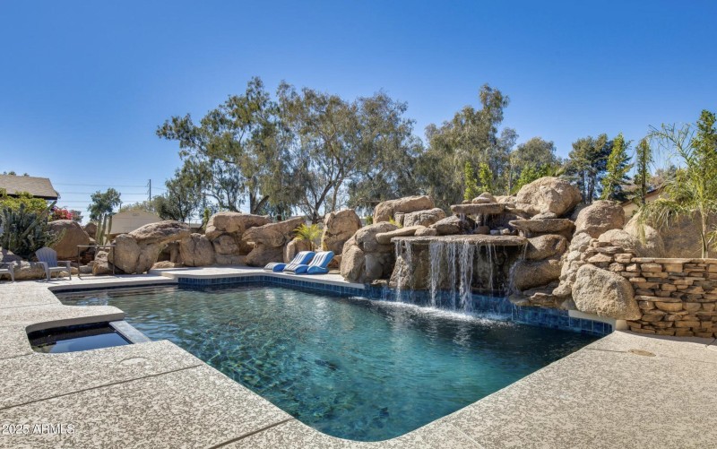 waterfall grotto