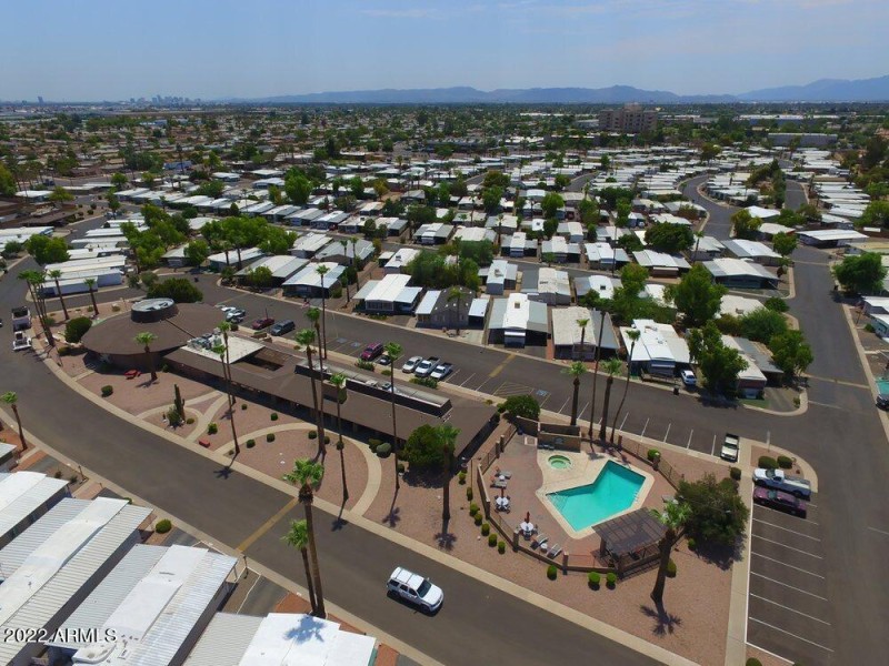 Overhead View of the community