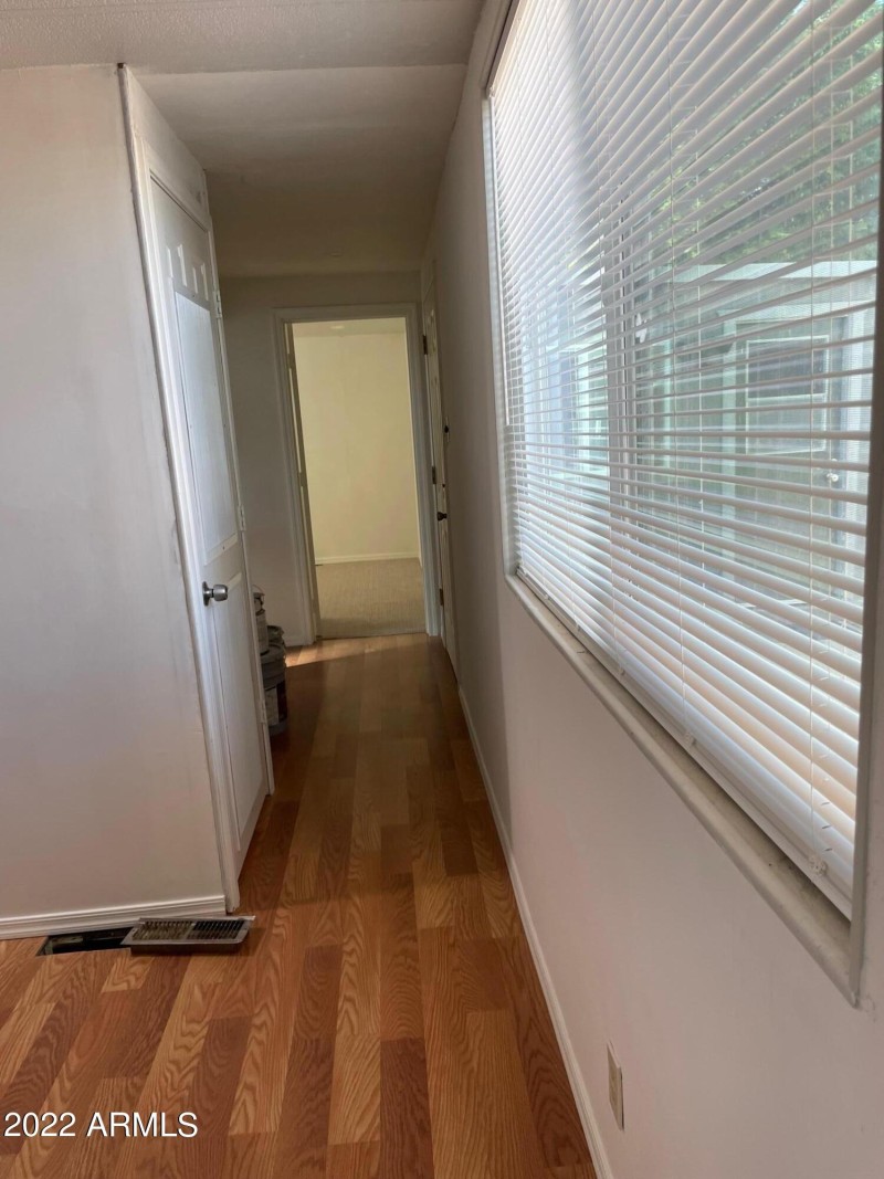 Hall to bedroom