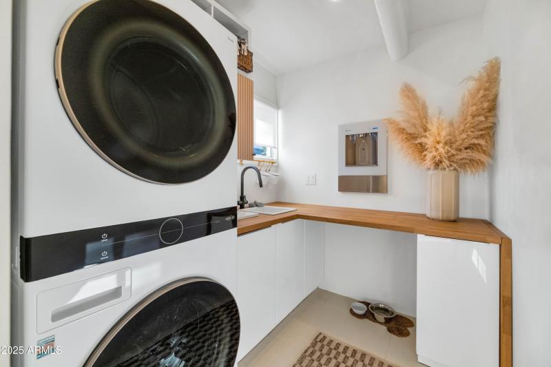 Laundry with Alkaline Water Faucet
