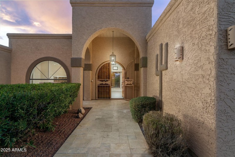 Entry to front door