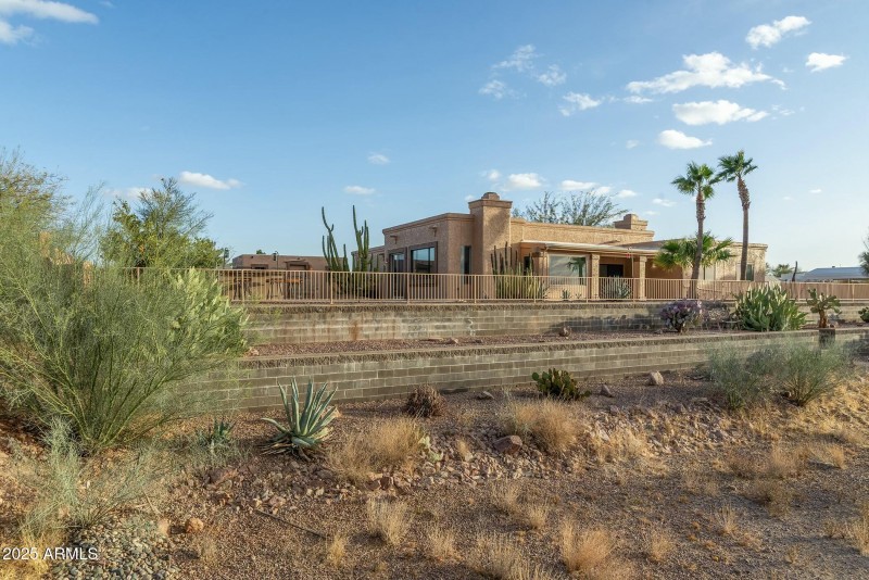 View of home from back of property