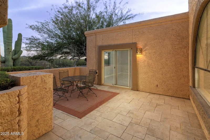 Master bedroom patio