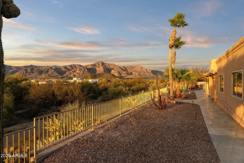 Backyard view