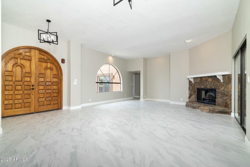Front door to great room