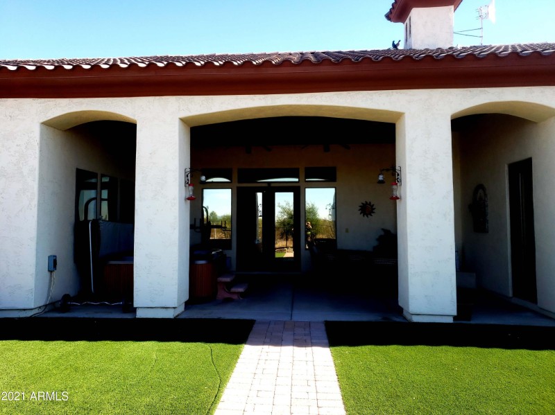 Rear Patio