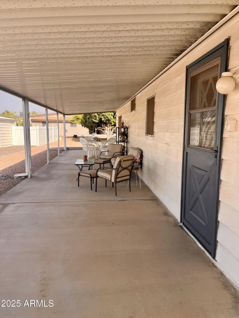 Extended Covered Patio