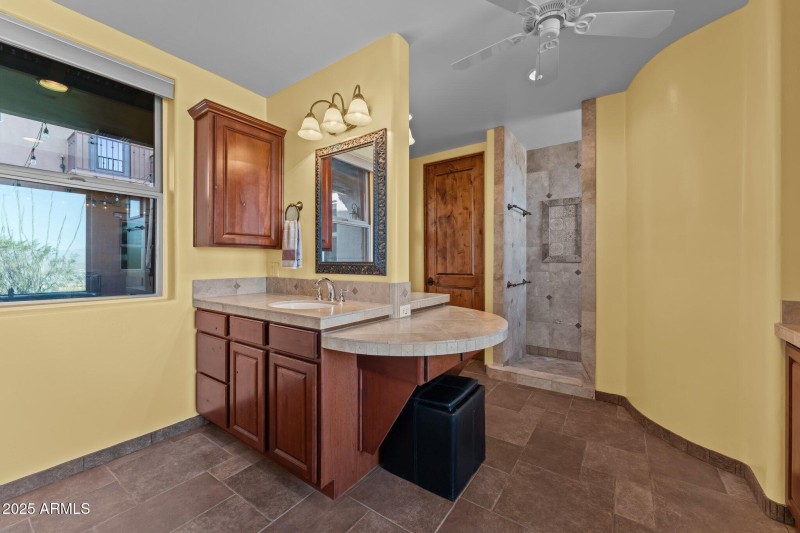 Master bath vanity