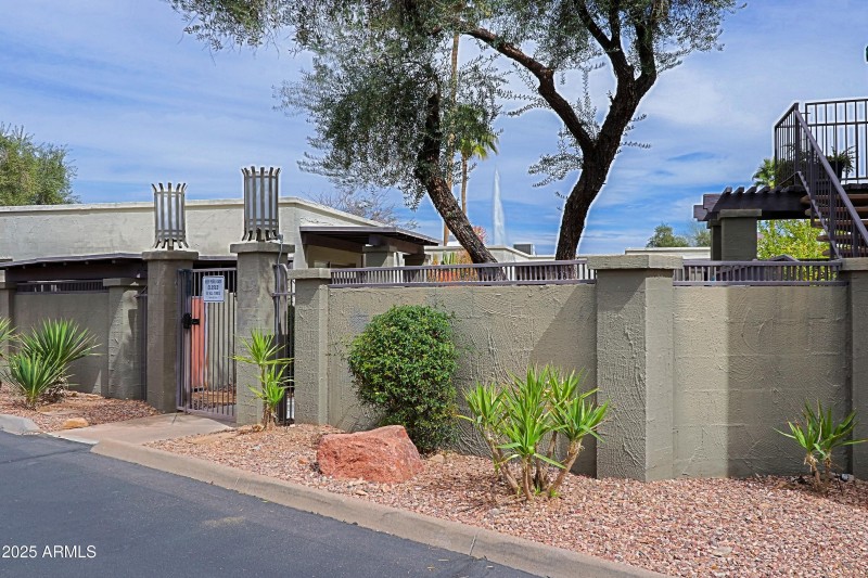 Community Entrance with Mountain Views