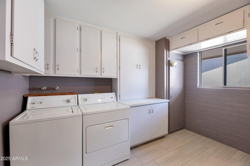 Laundry area