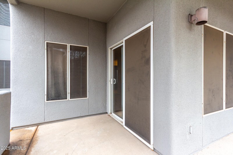 Private Covered Patio Area