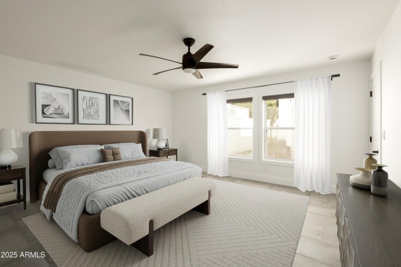 Primary Bedroom # 1 Virtually Staged