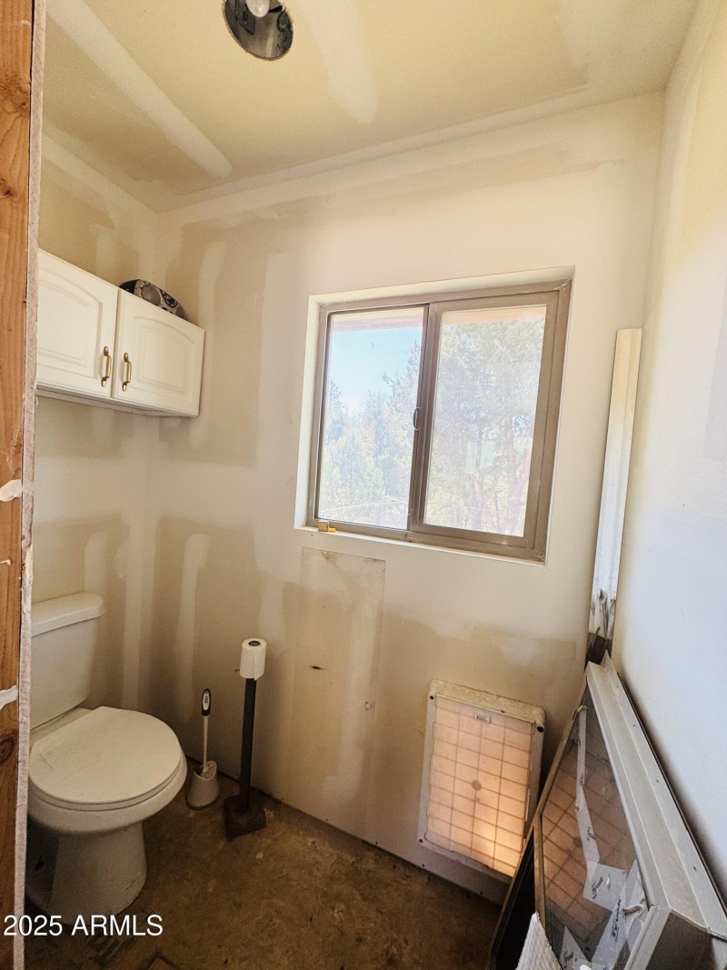 Bathroom in workshop